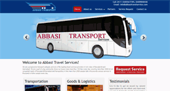 Desktop Screenshot of abbasitravelservice.com