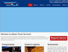 Tablet Screenshot of abbasitravelservice.com